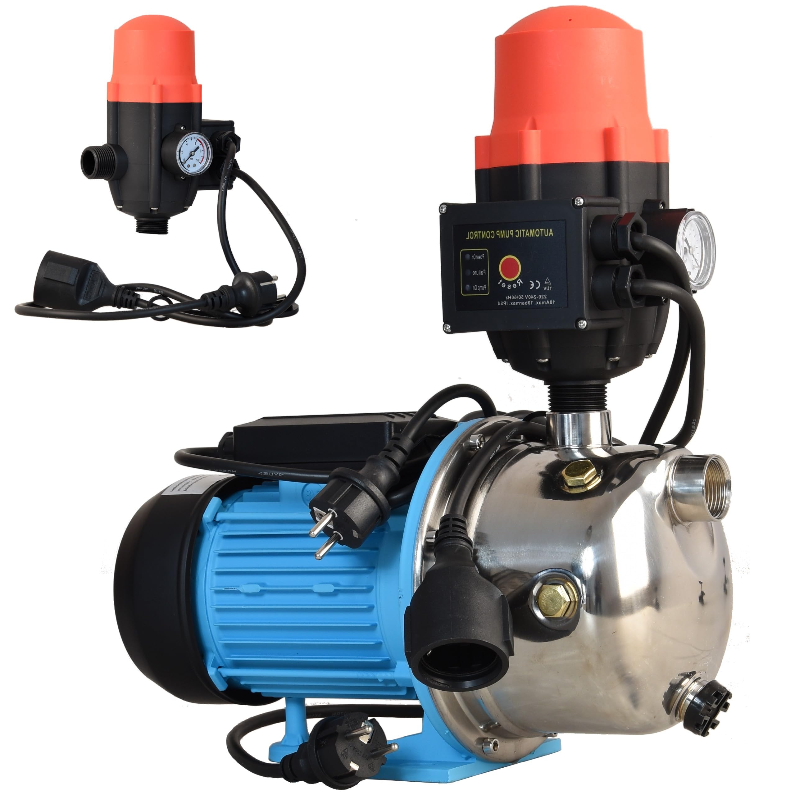 Pompe hydrophore JS 1100 INOX BRIO CSK 21 pour agriculture puissante et efficace avec commande automatique